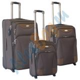 Комплект чемоданов «Alezar» «премиум» коричневый
